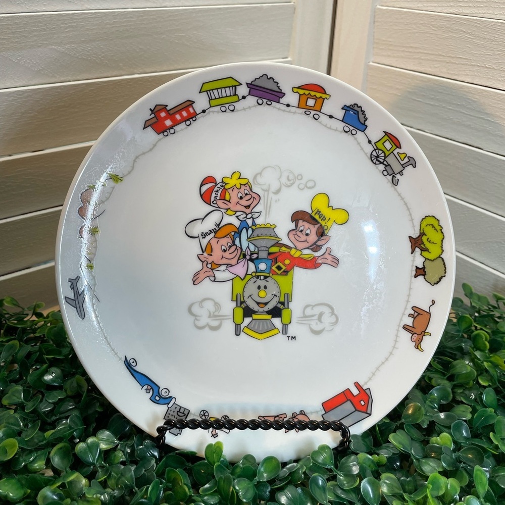 Kelloggs “Snap Crackle Pop” 7 1/4” Ceramic plate from 1983